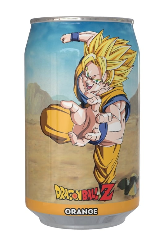 Dragon Ball Z Goku Orange Flavour Soda Can (12 x 330ml) Dragon Ball Z Goku Orange Flavour Soda Can (12 x 330ml)