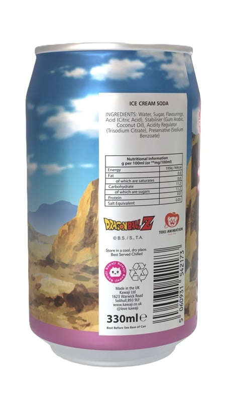 Dragon Ball Z Gotenks Ice Cream Soda Flavour Can (12 x 330ml)