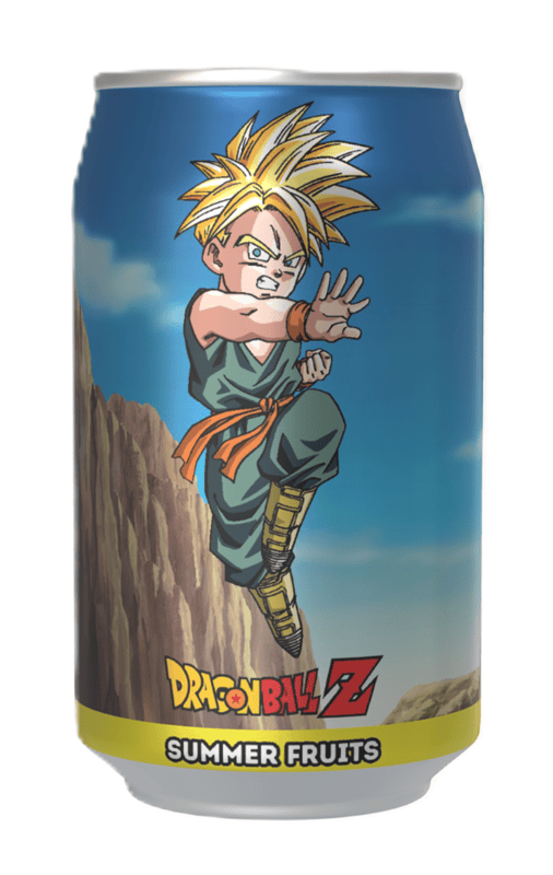 Dragon Ball Z Trunks Summer Fruits Flavour Soda Can (12 x 330ml)