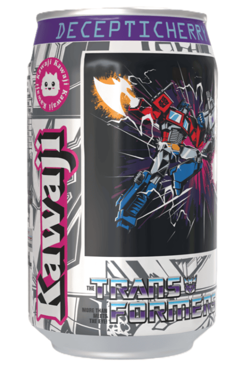Transformers Decepticherry - Cherry Vanilla Soda Flavour Can 330ml Standard Transformers Decepticherry - Cherry Vanilla Soda Flavour Can 330ml Standard
