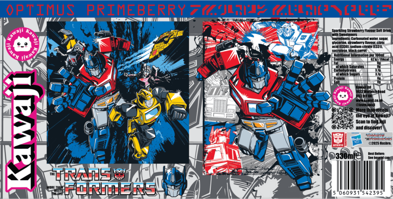 Transformers Optimus Primeberry - Strawberry Flavour Soda Can (12 x330ml) Transformers Optimus Primeberry - Strawberry Flavour Soda Can (12 x330ml)