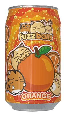 Fuzzballs Orange Flavour Soda Can (12 x 330ml)