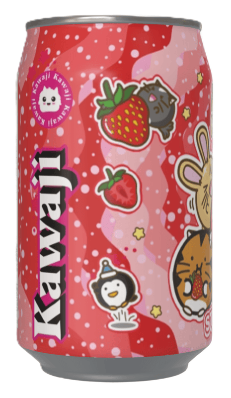 Fuzzballs Strawberry Flavour Soda Can (12 x 330ml)