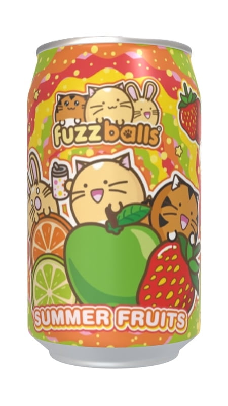 Fuzzballs Summer Fruits Flavour Soda Can (12 x 330ml)