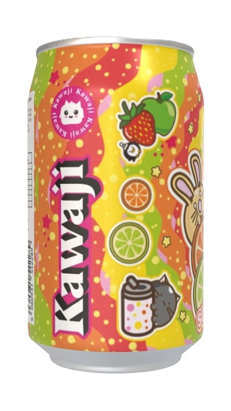 Fuzzballs Summer Fruits Flavour Soda Can (12 x 330ml)