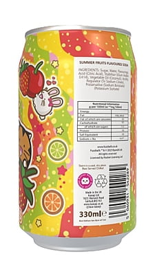 Fuzzballs Summer Fruits Flavour Soda Can (12 x 330ml) Fuzzballs Summer Fruits Flavour Soda Can (12 x 330ml)