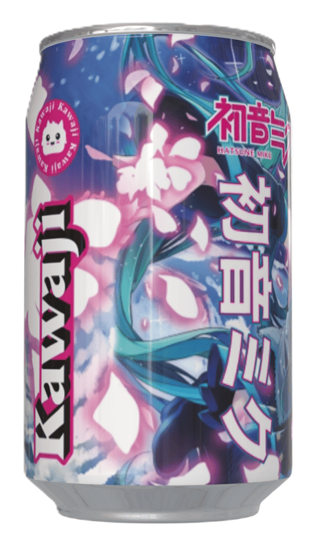 Hatsune Miku Blueberry Flavour Soda Can (12 x 330ml)