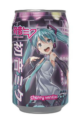 Hatsune Miku Cherry Vanilla Flavour Soda Can (12 x 330ml) Hatsune Miku Cherry Vanilla Flavour Soda Can (12 x 330ml)