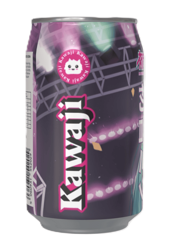 Hatsune Miku Cherry Vanilla Flavour Soda Can (12 x 330ml)