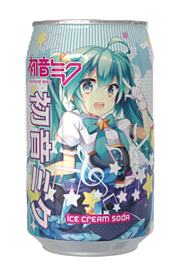 Hatsune Miku Ice Cream Soda Flavour Can (12 x 330ml)