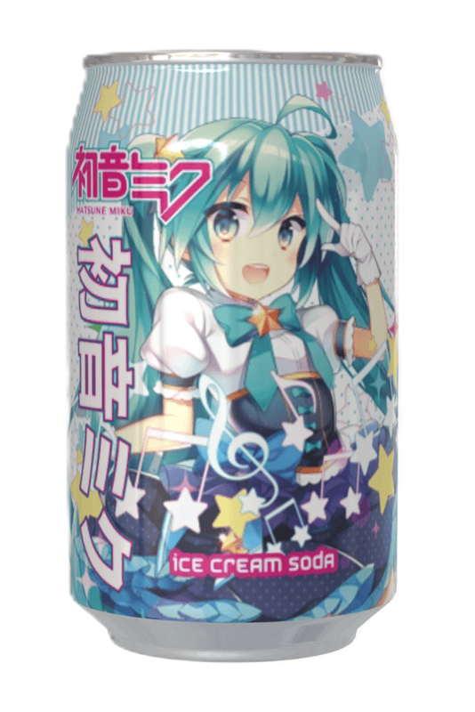 Hatsune Miku Ice Cream Soda Flavour Can (12 x 330ml)