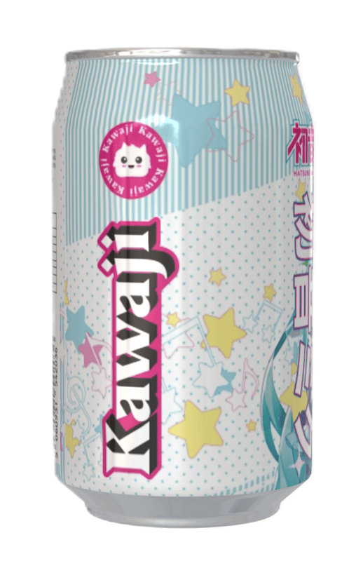 Hatsune Miku Ice Cream Soda Flavour Can (12 x 330ml)