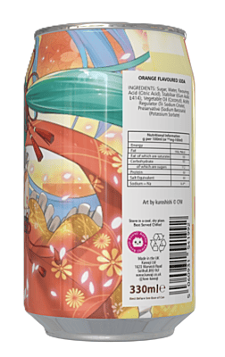 Hatsune Miku Orange Flavour Soda Can (12 x 330ml) Hatsune Miku Orange Flavour Soda Can (12 x 330ml)