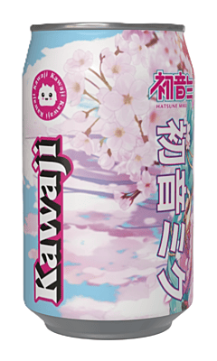 Hatsune Miku Strawberry Flavour Soda Can (12 x 330ml) Hatsune Miku Strawberry Flavour Soda Can (12 x 330ml)