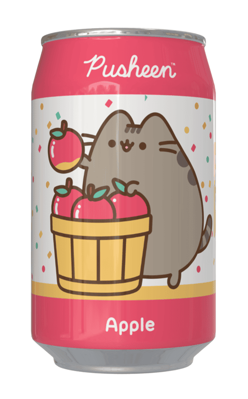 Pusheen Apple Flavour Soda Can (12 x 330ml)