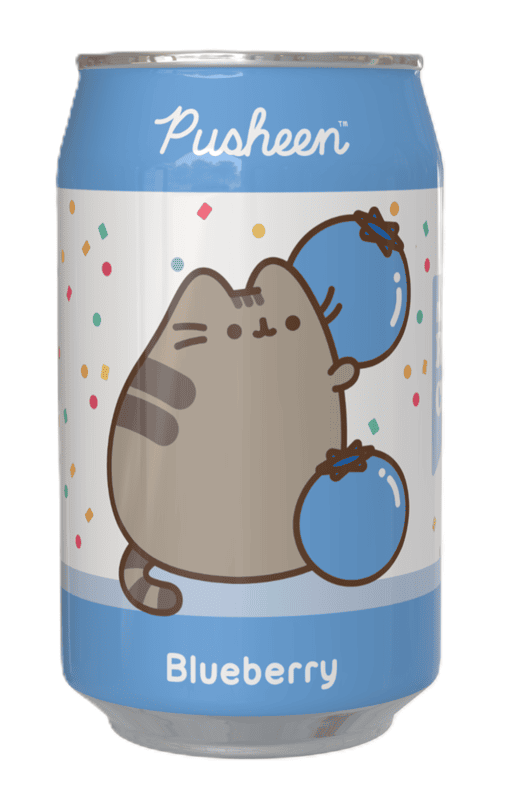 Pusheen Blueberry Flavour Soda Can (12 x 330ml) Pusheen Blueberry Flavour Soda Can (12 x 330ml)