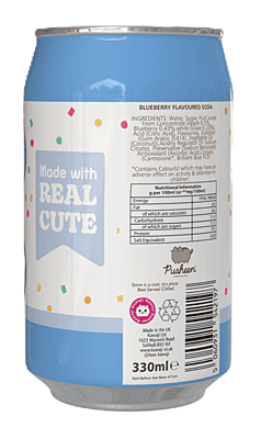 Pusheen Blueberry Flavour Soda Can (12 x 330ml) Pusheen Blueberry Flavour Soda Can (12 x 330ml)