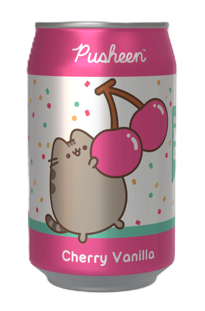 Pusheen Cherry Vanilla Flavour Soda Can (12 x 330ml) Pusheen Cherry Vanilla Flavour Soda Can (12 x 330ml)