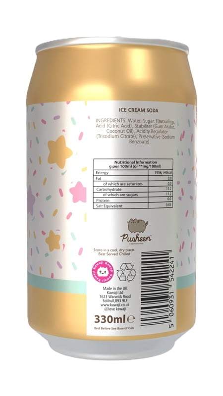 Pusheen Ice Cream Soda Flavour Can (12 x 330ml)