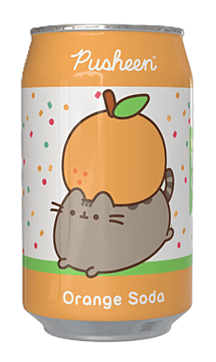 Pusheen Orange Flavour Soda Can (12 x 330ml)