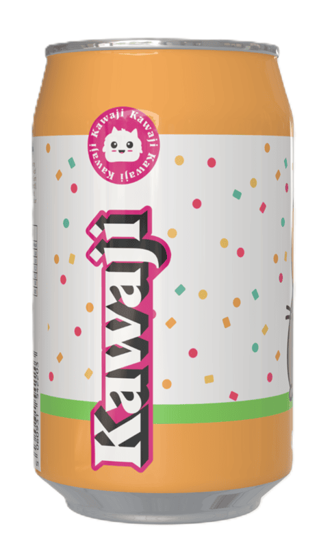 Pusheen Orange Flavour Soda Can (12 x 330ml)