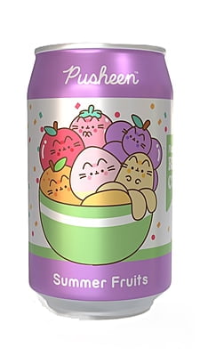 Pusheen Summer Fruits Flavour Soda Can (12 x 330ml)