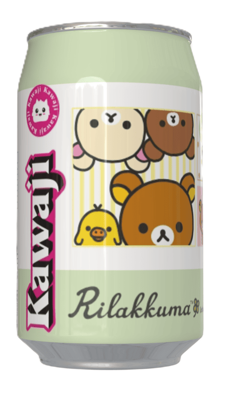 Rilakkuma Apple Flavour Soda Can (12 x 330ml)