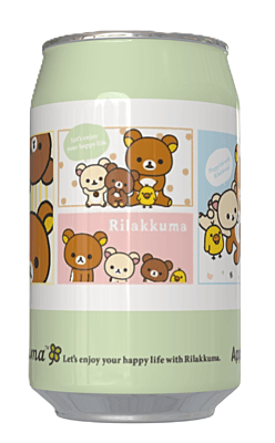 Rilakkuma Apple Flavour Soda Can (12 x 330ml) Rilakkuma Apple Flavour Soda Can (12 x 330ml)