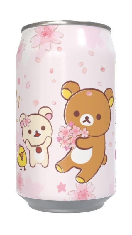 Rilakkuma Cherry Vanilla Flavour Soda Can (12 x 330ml)