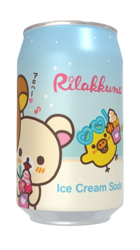 Rilakkuma Ice Cream Soda Flavour Can (12 x 330ml)