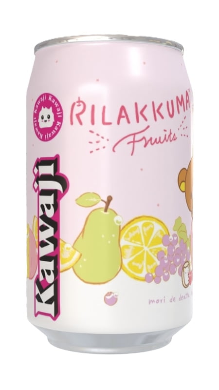 Rilakkuma Summer Fruits Flavour Soda Can (12 x 330ml)